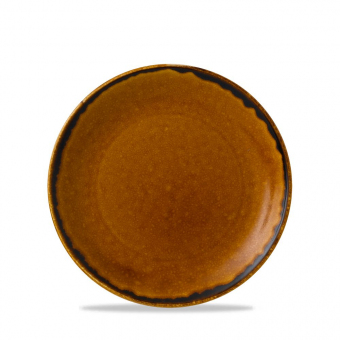 Dudson Harvest Brown Teller flach coupe 16,5 cm 