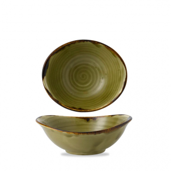 Dudson Harvest Green Schale tief 19,9 x 16,8 cm 