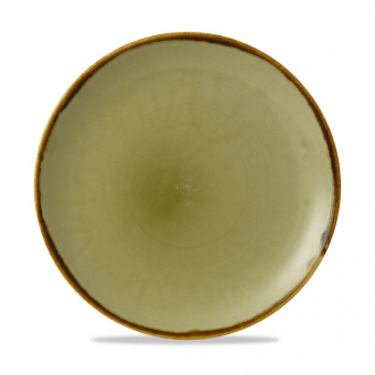 Dudson Harvest Green Teller flach coupe 26 cm 