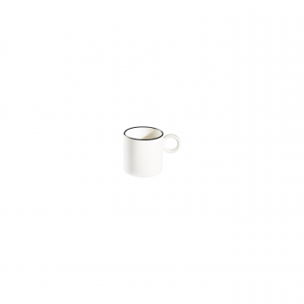 Espressotasse Ring 8 cl Modest Black ID Fine 