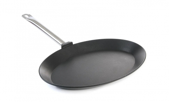 Fischpfanne oval Aluminiumguss Titanium Professional Hendi 