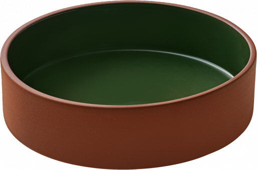 Schale rund 14 cm Jardim Green Glaze Playground 