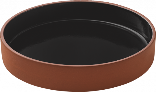 Schüssel rund 22 cm Jardim Black Glaze Playground 