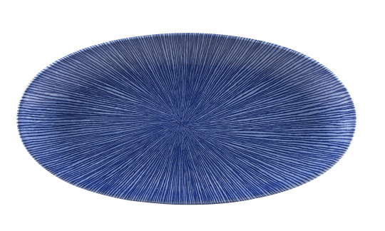 Churchill Studio Prints Agano Blue Platte oval 34,7 x 17,3 cm ab 18 Stück