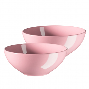 Schüsselset 2-tlg 18,5 x 7,5 cm Inoda Human Aura Rosa Mäser 