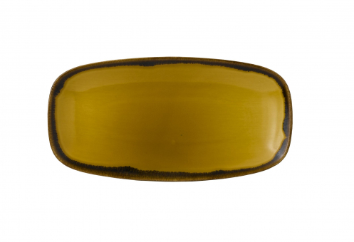 Dudson Harvest Mustard Chef´s Oblong Platte 29,8 x 15,3 cm 