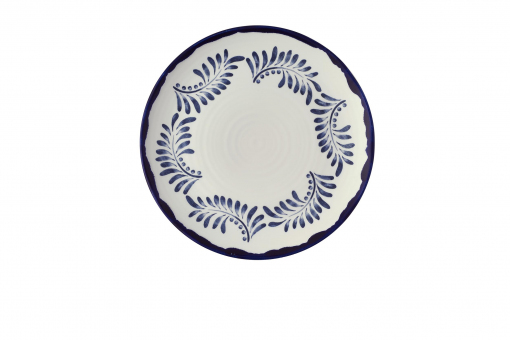 Dudson Harvest Mediterranean Blue Teller flach coupe 29 cm 