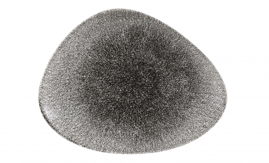 Churchill Studio Prints Raku Quartz Black Platte dreieckig 26,5 x 20.5 cm ab 60 Stück