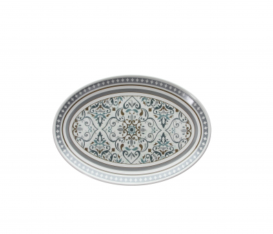 Platte oval 35,5 x 25,5 cm Show Plate Deruta Melamine Tognana ab 9 Stück
