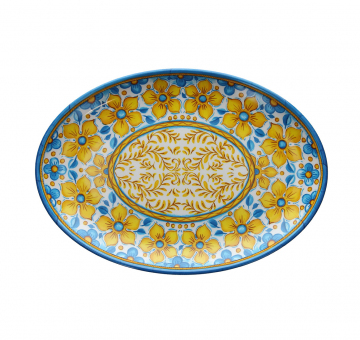 Platte oval 80 x 56 cm Show Plate Narciso Melamine Tognana ab 1 Stück ab 1 Stück