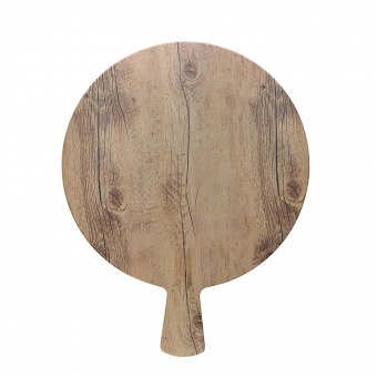 Schneidebrett rund 32 x 41,5 cm Show Plate Wood Melamine Tognana 