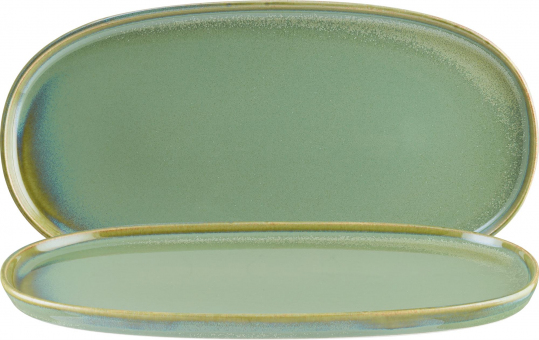 Hygge Platte oval 30 x 16 cm Sage Bonna 