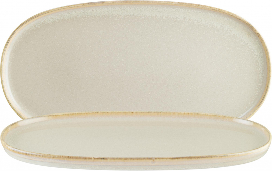 Hygge Platte oval 30 x 16 cm Sand Bonna 