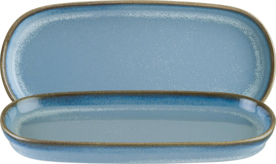 Hygge Platte tief oval 21 x 10 cm Sky Bonna 