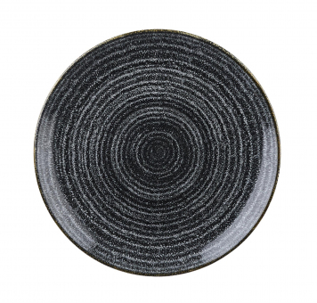 Churchill Studio Prints Homespun Charcoal Black Teller flach coupe 26 cm 