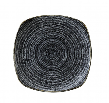 Churchill Studio Prints Homespun Charcoal Black Teller quadratisch 21,5 cm ab 12 Stück
