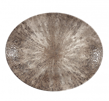 Churchill Studio Prints Stone Zircon Brown Platte oval coupe 31,7 x 25,5 cm ab 60 Stück