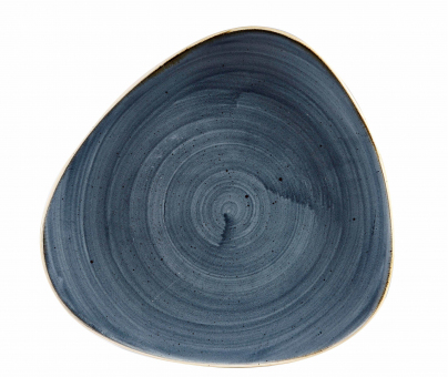Churchill Stonecast Blueberry Teller flach dreieckig 26,5cm 