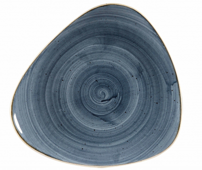 Churchill Stonecast Blueberry Teller flach dreieckig 31,1cm 