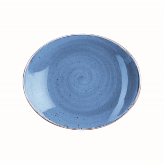 Churchill Stonecast Cornflower Blue Coup Teller oval 19,2cm ab 60 Stück