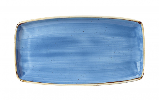 Churchill Stonecast Cornflower Blue Oblong Platte 35x18,5cm ab 18 Stück