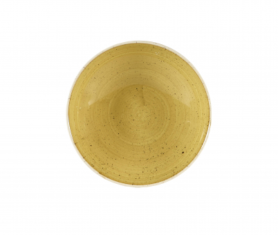 Churchill Stonecast Mustard Seed Yellow Teller tief coupe 18,2cm/0,43l ab 240 Stück
