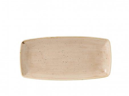 Churchill Stonecast Nutmeg Cream Oblong Platte 29,5x15cm 