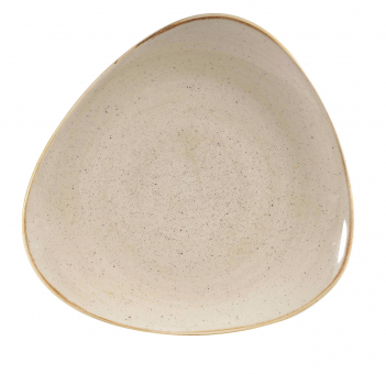 Churchill Stonecast Nutmeg Cream Teller flach dreieckig 26,5cm 