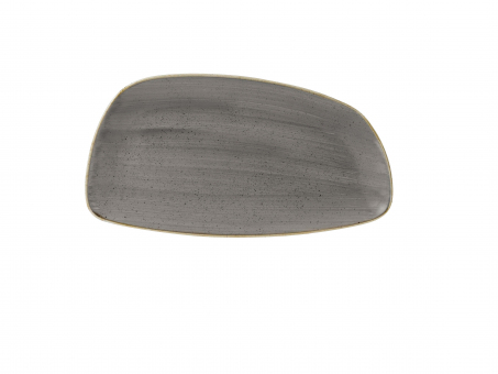 Churchill Stonecast Peppercorn Grey Chefs Geo Platte 35x18,5cm ab 6 Stück