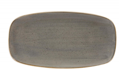 Churchill Stonecast Peppercorn Grey Chefs Oblong Platte 35,5x18,9cm ab 18 Stück