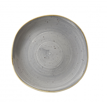 Churchill Stonecast Peppercorn Grey Teller flach rund organic 26,4cm ab 72 Stück