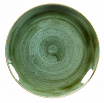 Churchill Stonecast Samphire Green Teller flach coupe 28,8cm 