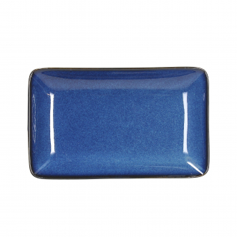 Platte rechteckig 21 x 12,8 cm Jap Blu Tognana 